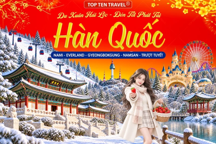 Tour Hàn Quốc Tết Bay VNA | Seoul - Nami - Everland 5N4D