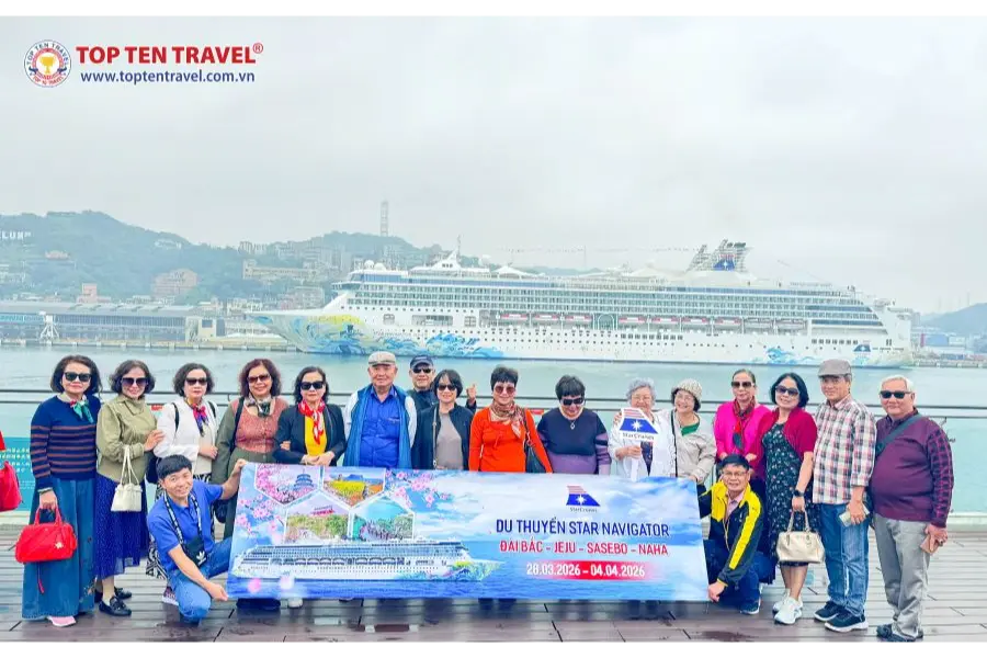 Tour Du Thuyền Star Navigator Đài Loan - Nhật Bản