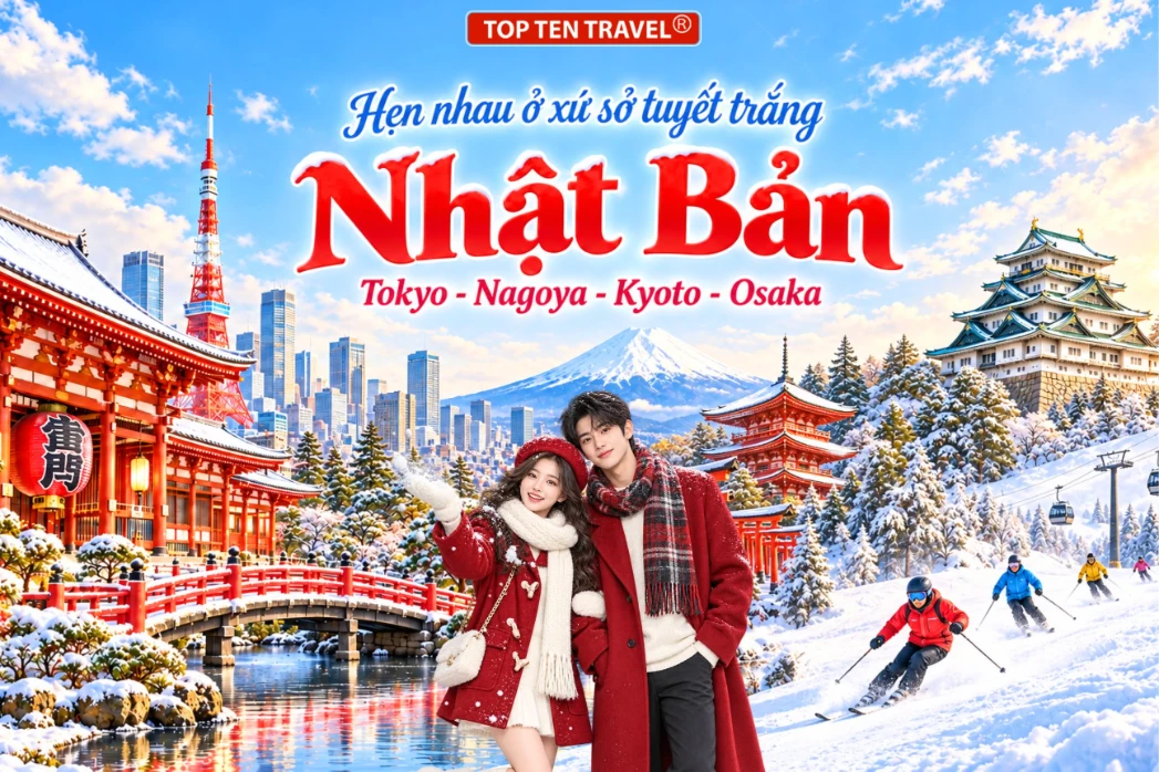 Tour Nhật Bản Giá Tốt | Tokyo - Nagoya - Kyoto - Osaka