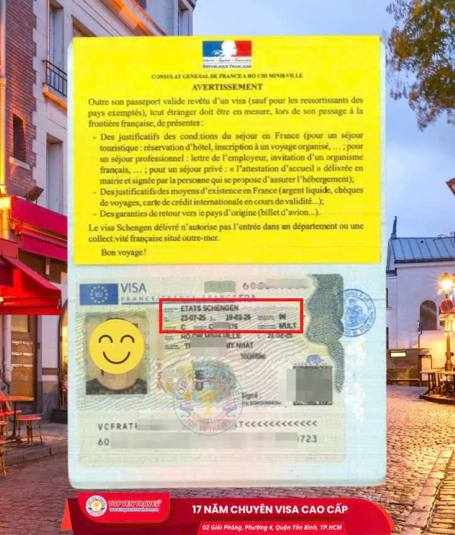 Thị thực Du Lịch Pháp