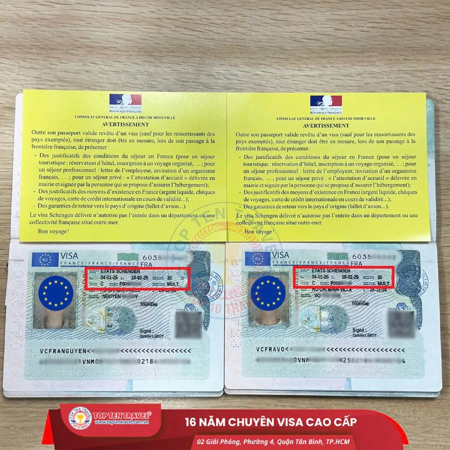 Thị thực Du Lịch Pháp