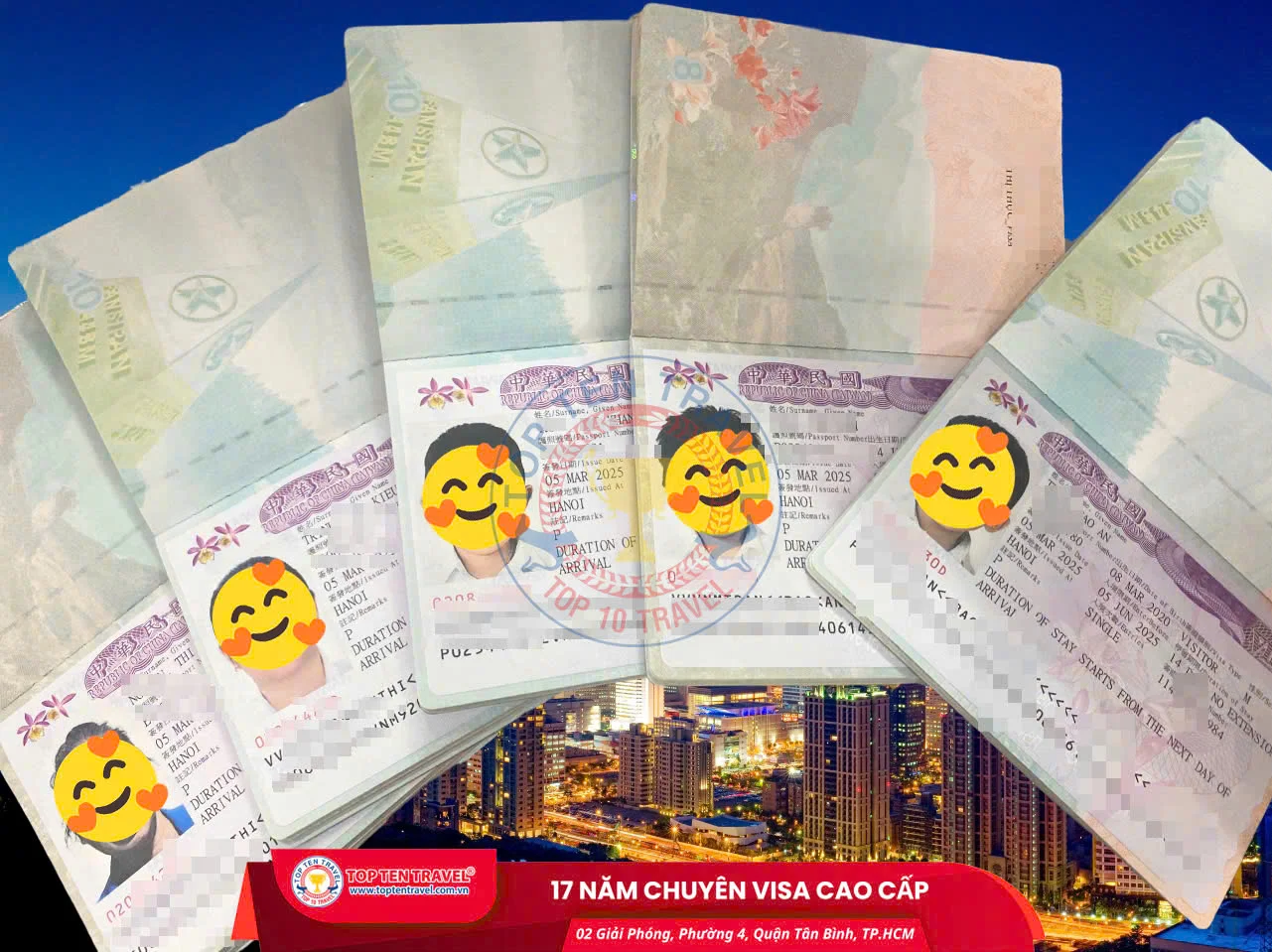 Thị Thực Công Tác Đài Loan