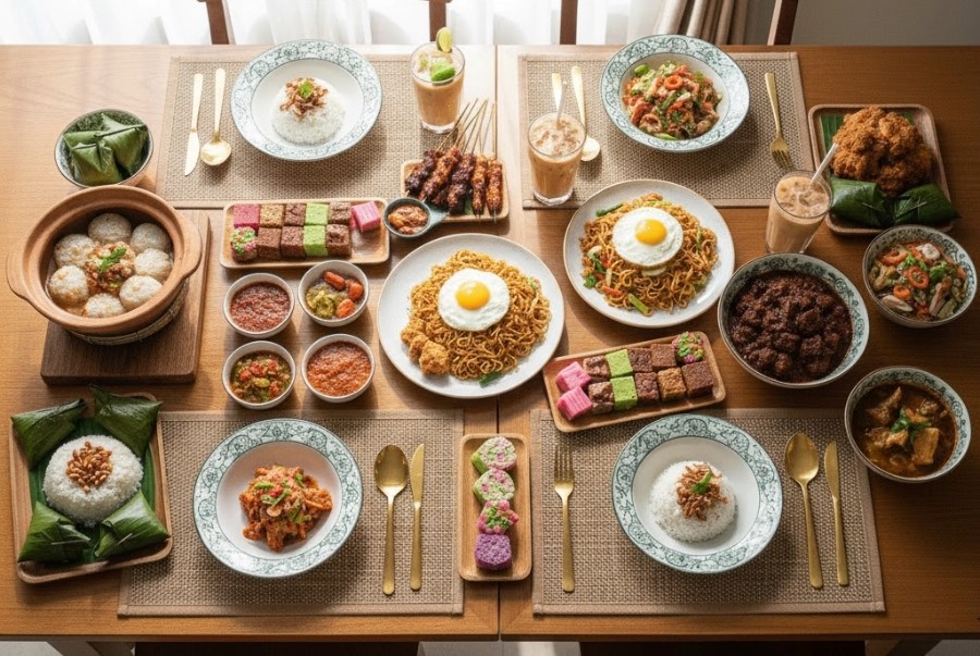 Ẩm thực Brunei là sự hoà quyện tinh tế giữa Mã Lai, Trung Đông và Ấn Độ