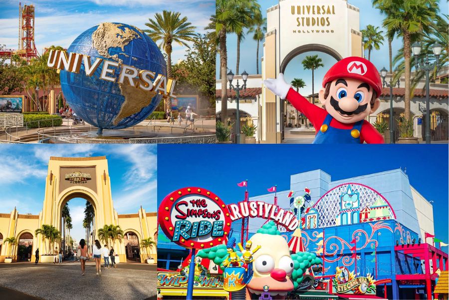 Universal Studios Mỹ là một trong những điểm đến giải trí hàng đầu thế giới