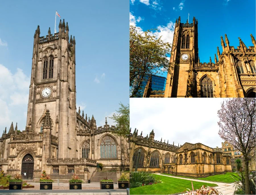 Hình ảnh toàn cảnh Manchester Cathedral sau khi sửa chữa và nâng cấp