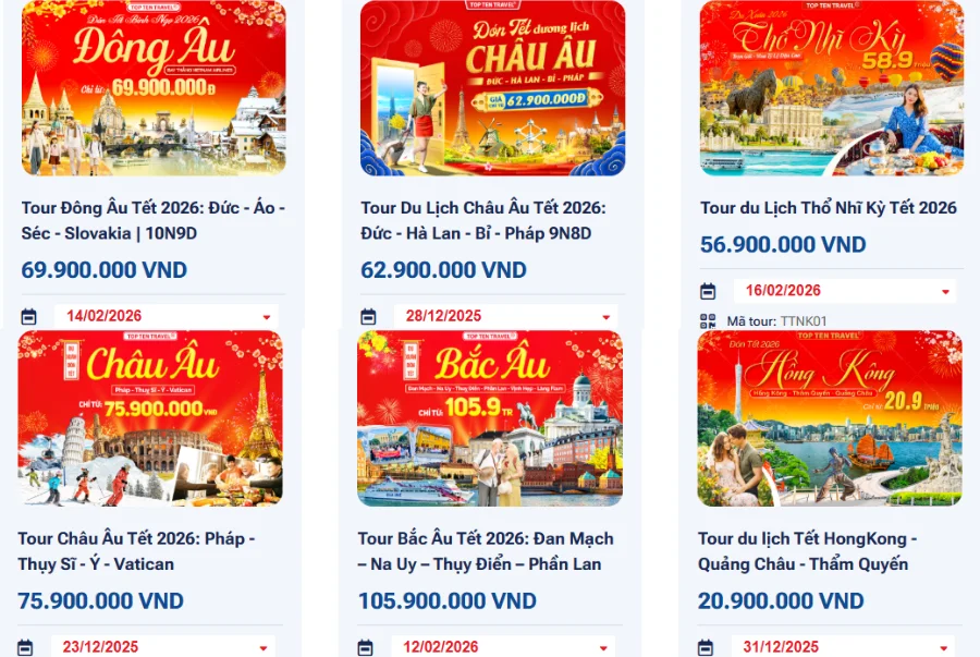 Mỗi một hành trình tour mang đến một trải nghiệm đặc biệt