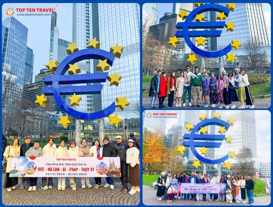 Đoàn Khách du lịch Châu Âu, khám phá Frankfurt của Top Ten Travel
