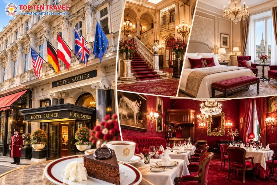 Hotel Sacher Vienna từ lâu đã được xem là biểu tượng của sự sang trọng và tinh thần quý tộc đặc trưng nước Áo