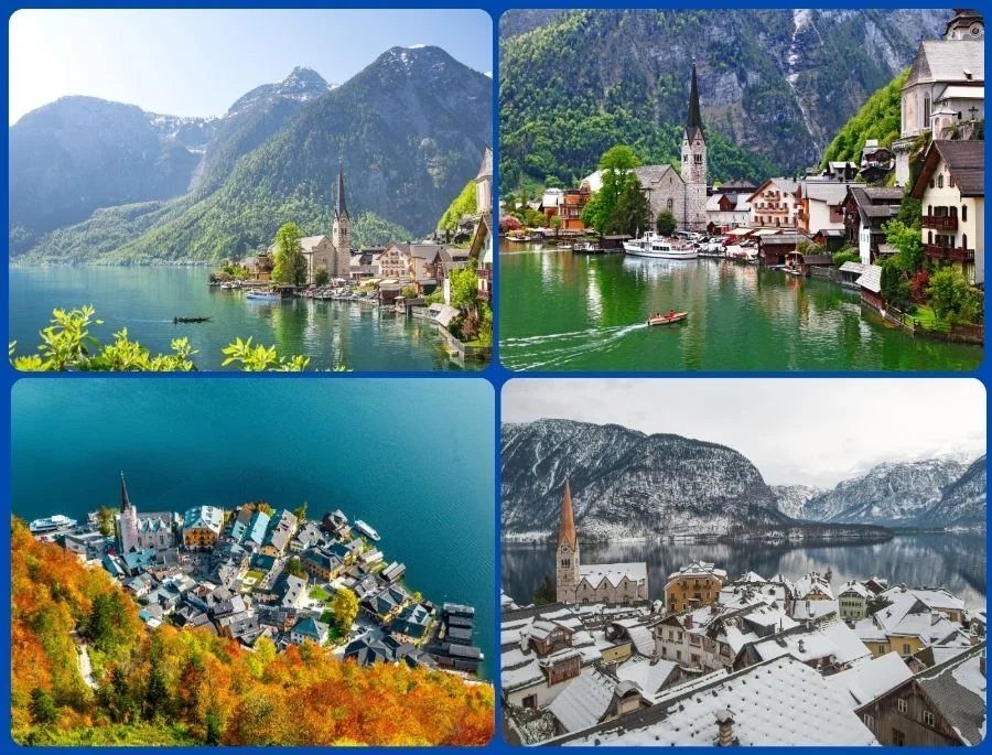 Hallstatt không ồn ào, náo nhiệt mà dịu dàng và tinh tế