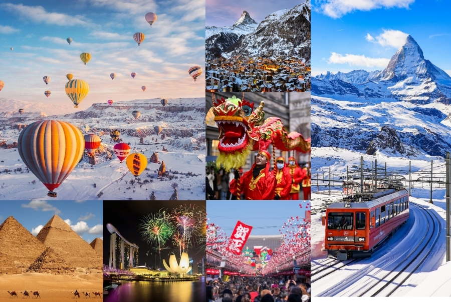 Những địa điểm du lịch nước ngoài lý tưởng cho chuyến du xuân của bạn