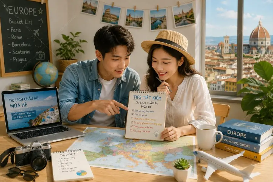 Du lịch Châu Âu mùa hè hoàn toàn có thể tiết kiệm nếu biết cách lên kế hoạch và tối ưu chi phí hợp lý