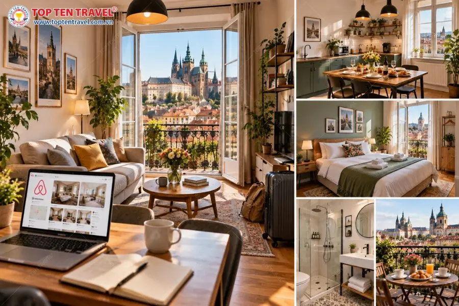 Căn hộ và Airbnb mang đến không gian riêng tư, tiện nghi cho hành trình du lịch Châu Âu dài ngày