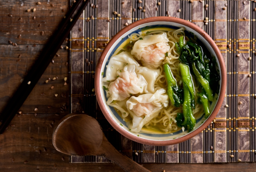 Mì wonton được xem như một biểu tượng ẩm thực của Hong Kong