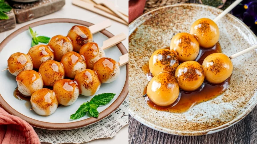 Một khi nhắc đến các món ăn vặt đường phố hấp dẫn của ẩm thực Kyoto thì Mitarashi Dango chính là gọi ý không thể bỏ qua