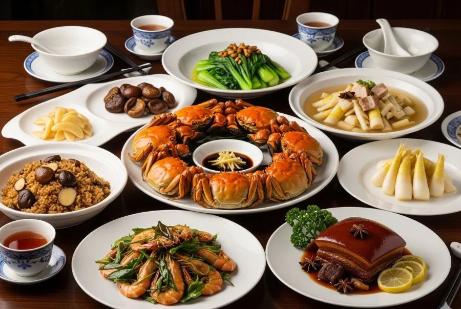 Thưởng thức ẩm thực luôn là một phần quan trọng trong hoạt động du lịch Thượng Hải mùa thu