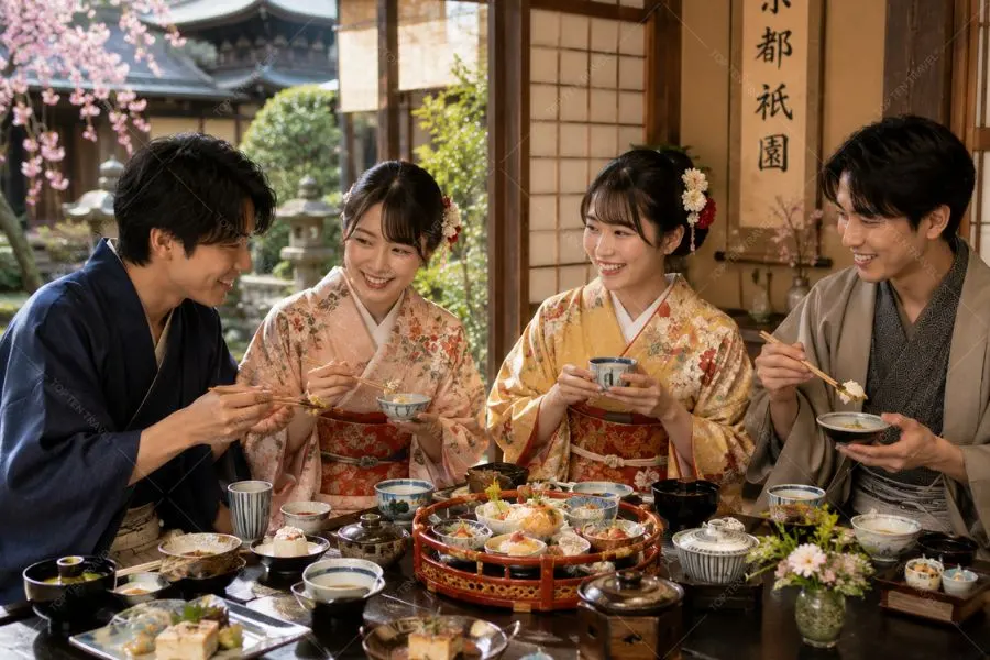 Trải nghiệm ẩm thực truyền thống Kyoto tại các nhà hàng nổi tiếng ở Gion