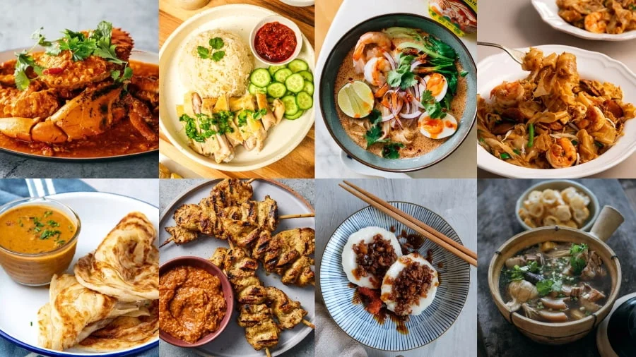 Ẩm thực Singapore là sự pha trộn độc đáo của nhiều nền văn hóa khác nhau