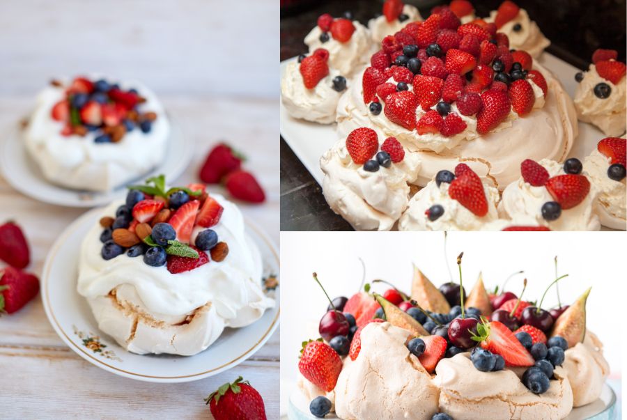 Pavlova có hương vị nhẹ nhàng, thanh mát, phù hợp với mọi đối tượng