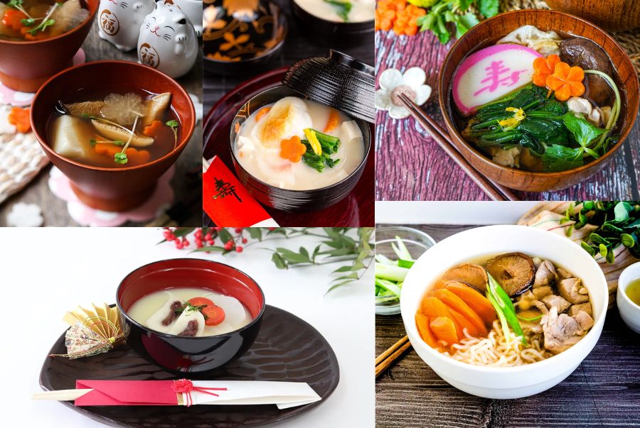 Ozoni là món canh truyền thống được người Nhật thưởng thức vào sáng mồng Một Tết
