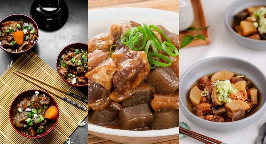 Gyusuji Konnyaku với hương vị đậm đà, là một món ăn Kobe truyền thống được nhiều du khách yêu thích