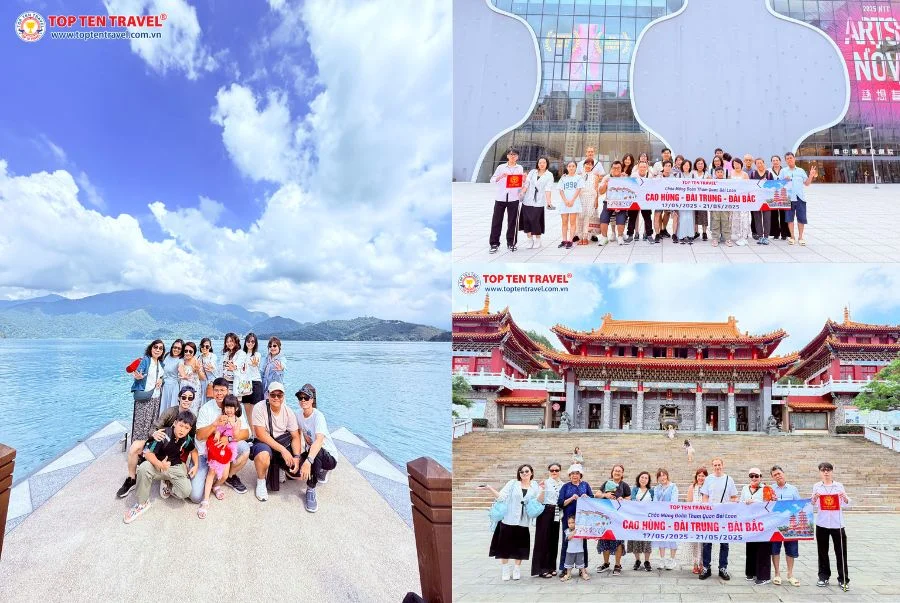 Đoàn Khách Top Ten Travel trên hành trình khám phá Đài Loan mùa hè