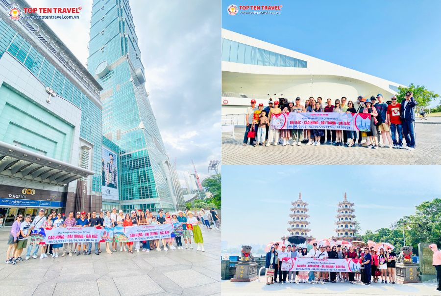 Đoàn Khách Top Ten Travel trên hành trình khám phá Đài Loan vào mùa hè