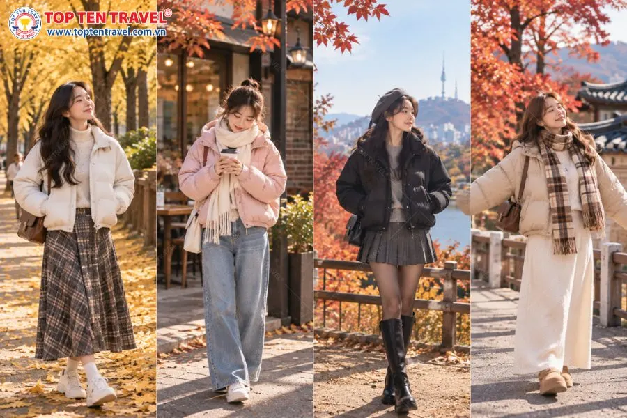 Áo phao lông vũ nhẹ giúp giữ ấm tốt mà không khiến outfit mùa thu trở nên quá cồng kềnh