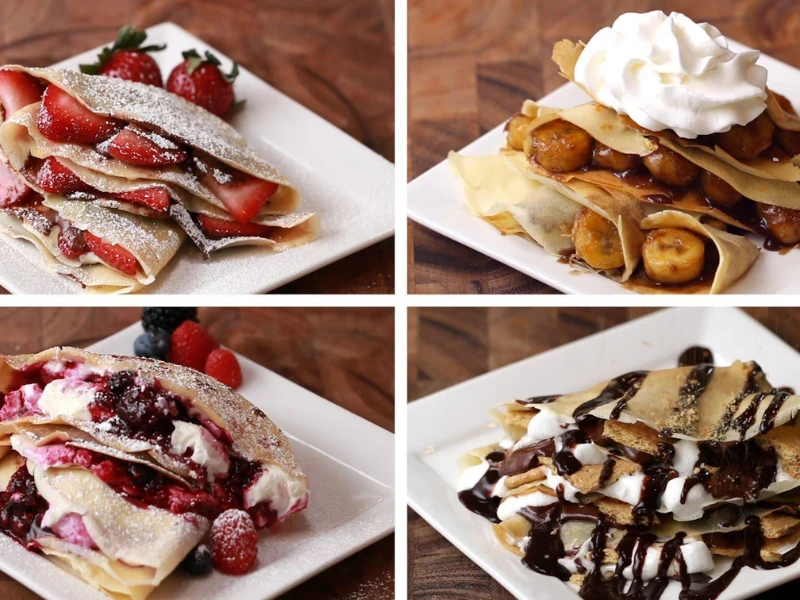 Bánh Crepe - Hương vị không thể bỏ qua khi du lịch Châu Âu