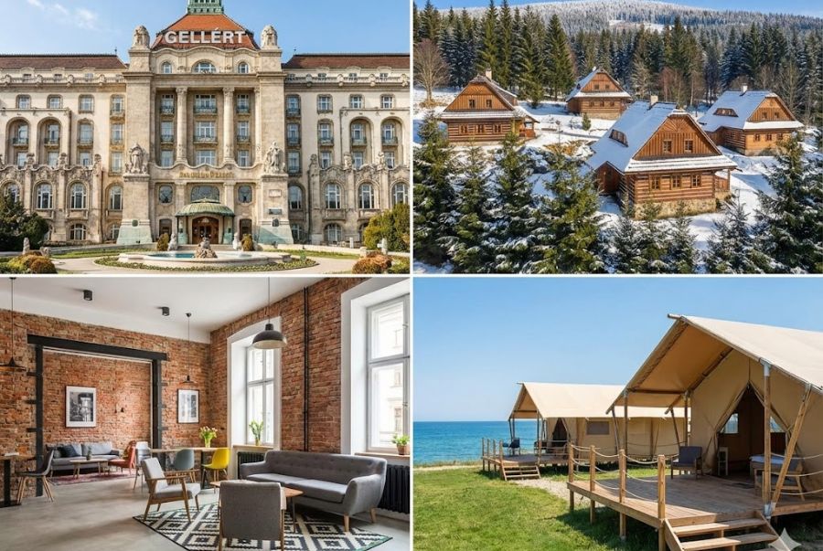 Một số các địa điểm lưu trú nổi tiếng tại khu vực Đông Âu