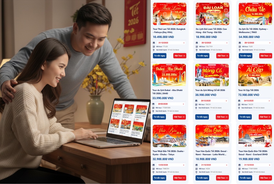 Thời điểm lý tưởng để săn tour Châu Âu Tết lý tưởng là từ 3 đến 5 tháng trước Tết Nguyên Đán