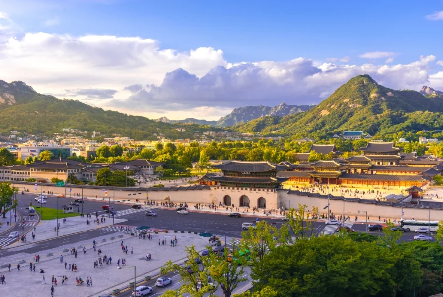 Gyeongbokgung được xây dựng từ năm 1395 dưới thời vua Taejo