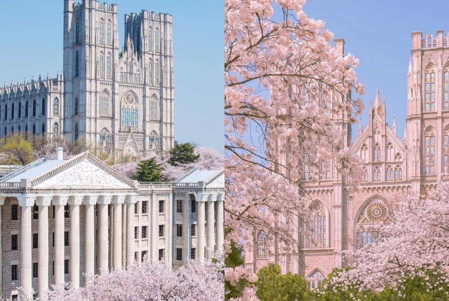 Đại học Kyung Hee nổi tiếng với kiến trúc cổ điển châu Âu