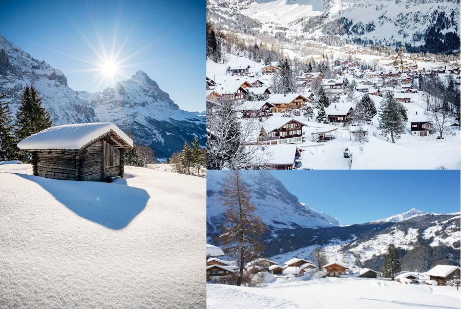 Grindelwald là một ngôi làng nhỏ nằm dưới chân núi Eiger