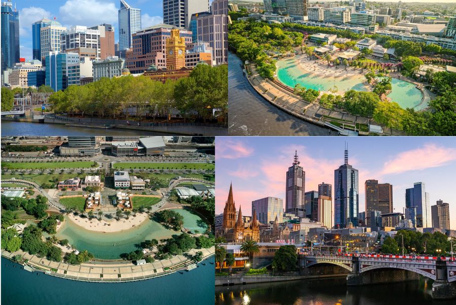 Southbank là khu đô thị ven sông sôi động bậc nhất tại Melbourne