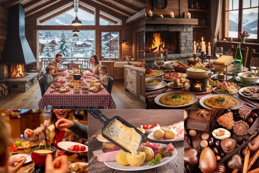 Những bữa tiệc ấm cúng trong không gian tết của người dân Thụy Sĩ