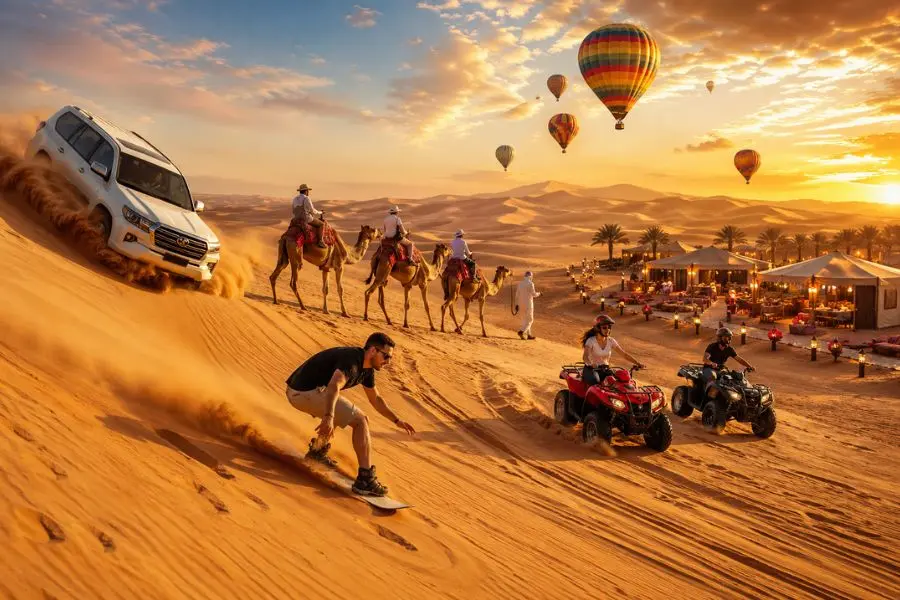 Các hoạt động hấp dẫn hàng đầu tại sa mạc Dubai