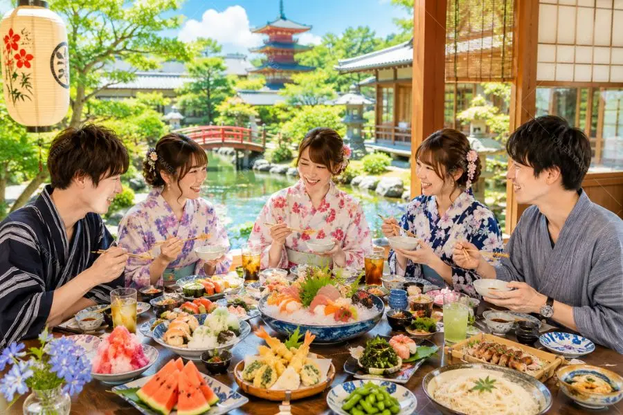 Ẩm thực mùa hè Nhật Bản mang đến trải nghiệm vừa ngon miệng vừa giàu cảm xúc
