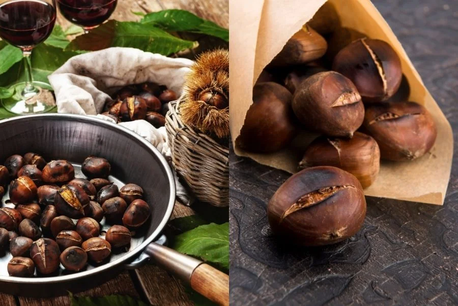 Bồ Đào Nha nổi tiếng với món hạt dẻ rang trên lửa cực kỳ thơm ngon và bắt miệng