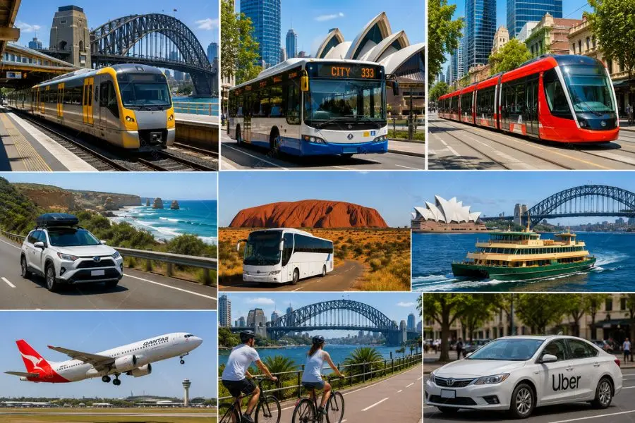 Hệ thống các phương tiện di chuyển hiện đại tại Sydney