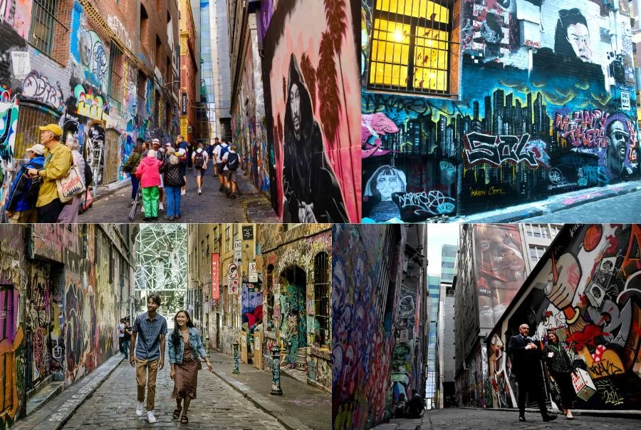 Những con hẻm laneway rực rỡ sắc màu tại Melbourne​