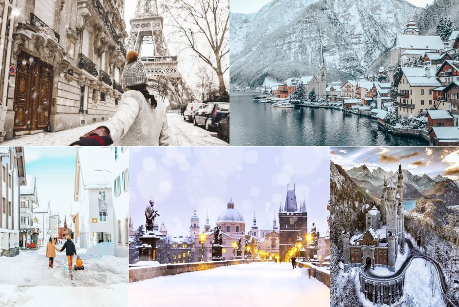 Một số các biểu tượng phủ tuyết tuyệt đẹp tại Châu Âu