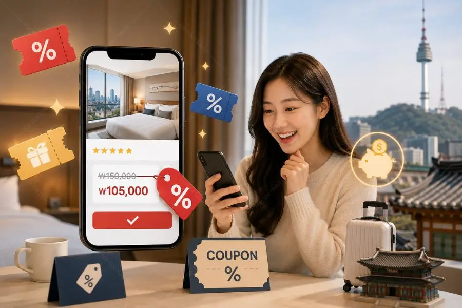 Việc săn các mã ưu đãi sẽ giúp Bạn tiết kiệm được rất nhiều chi phí đặt phòng