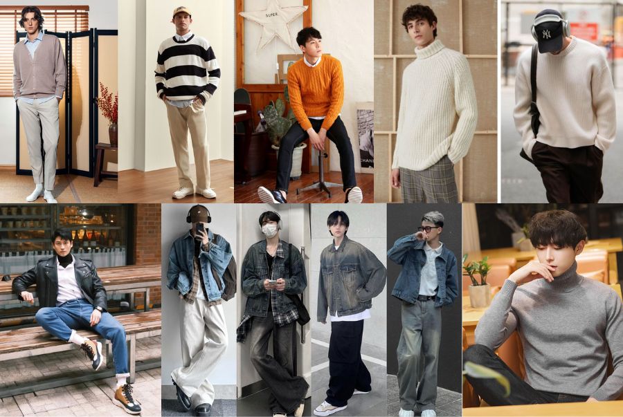 Một số các outfit đơn giản dành riêng cho phái mạnh khi du lịch Châu Âu mùa đông