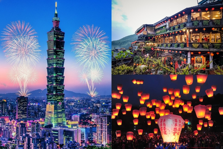 Đài Loan luôn nằm trong danh sách các địa điểm du lịch nước ngoài dịp Tết được yêu thích bởi sự giao thoa giữa nét truyền thống và hiện đại
