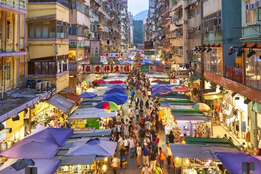 Chợ Quý Bà Mongkok được hình thành từ nhiều thập niên trước