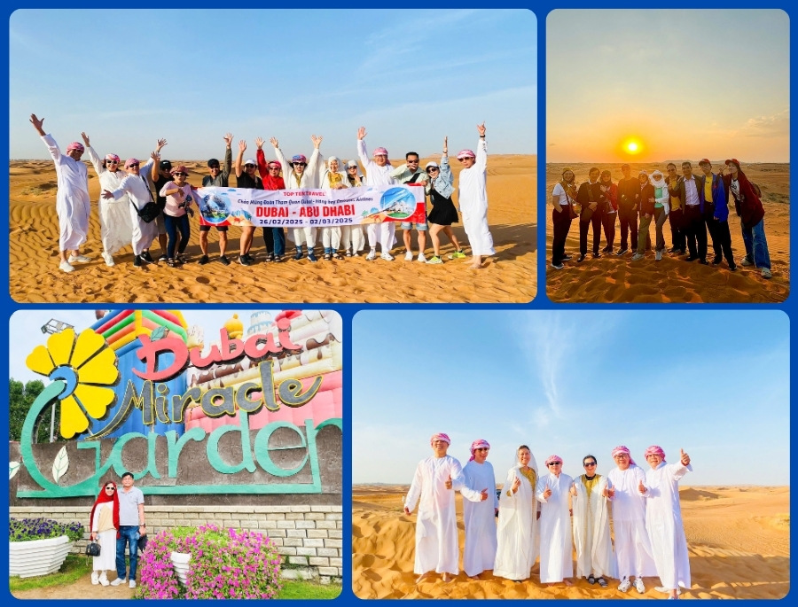 Trải nghiệm thú vị khi hóa thân thành người Dubai, khám phá Safari
