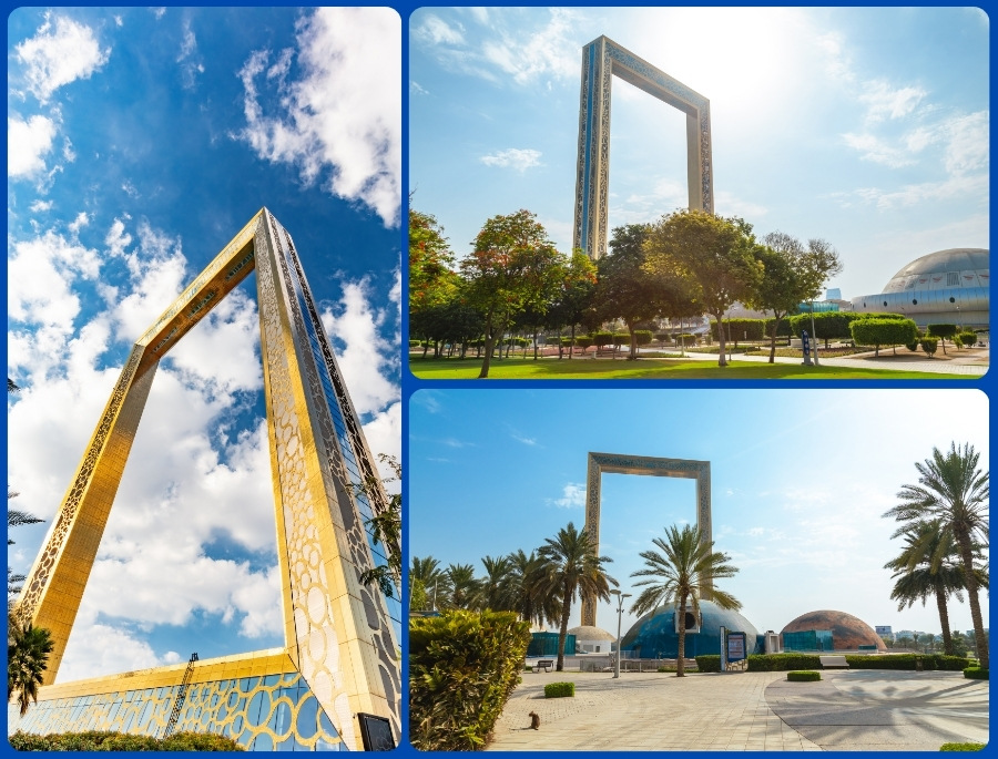 Dubai Frame mang đến một góc nhìn độc đáo khi kết nối “quá khứ và tương lai” của thành phố