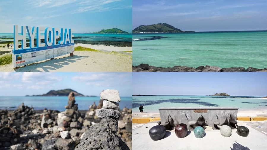 Bãi biển Hyeopjae là một trong những địa điểm 'check-in' được yêu thích nhất, thu hút đông đảo du khách khi đi du lịch Jeju