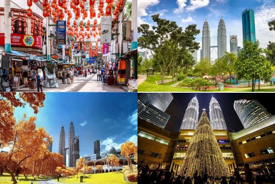 Malaysia có khí hậu nhiệt đới gió mùa nên không có sự phân hoá rõ rệt giữa các mùa