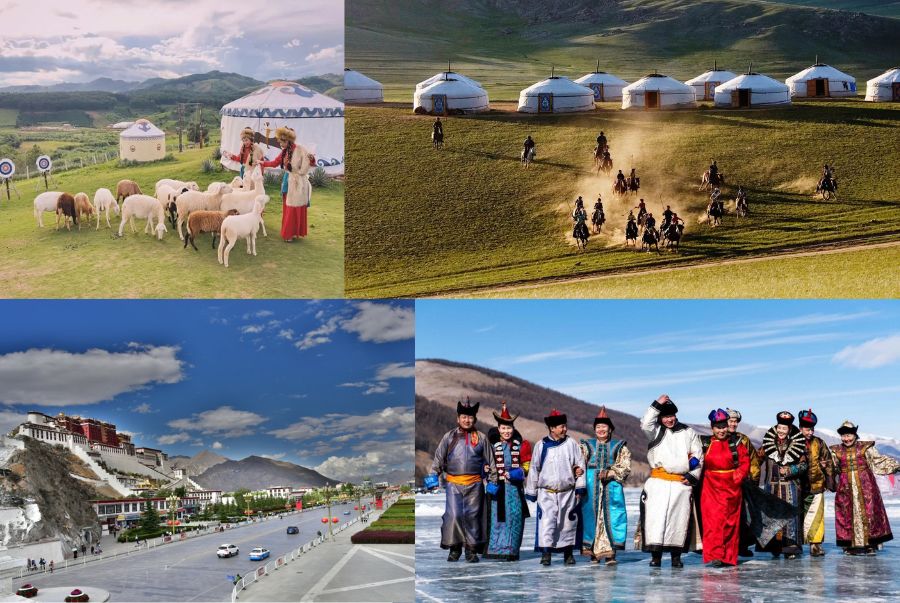 Khung cảnh rực rỡ của Mông Cổ trong thời điểm giao thoa của mùa đông